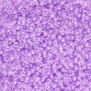 Rocaille Miyuki 15/0 222 - Orchid Lined Crystal x8g