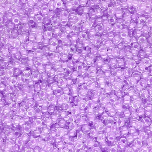 Rocaille Miyuki 15/0 222 - Orchid Lined Crystal x8g
