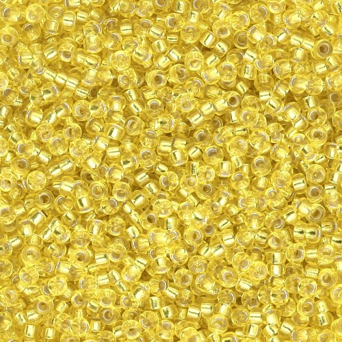 Rocaille Miyuki 15/0 6 - Yellow Silver Lined x8g