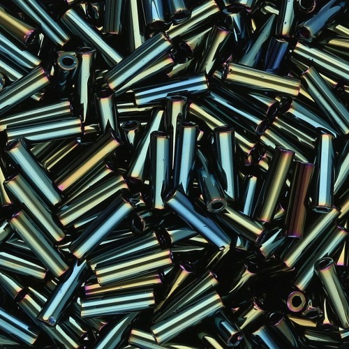 Bugles Miyuki 6 mm BGL-453 - Metallic Forest Green Iris x10g