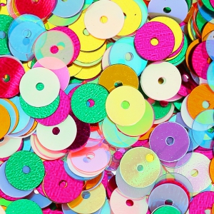 Assortiment de sequins 5 mm - Multicolore x10g