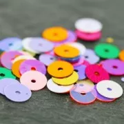 Assortiment de sequins 5 mm - Multicolore x10g