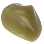 Vert Olive - Perles nuggets irréguliers 13x9 mm en résine opaque - Vert olive x8 Perles nuggets irréguliers 13x9 mm en résine opaque - Vert olive x8