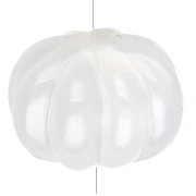Perle citrouille 11 mm en résine translucide - White opal x6