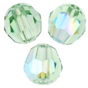 Perles rondes Swarovski 5000 4 mm - Peridot Shimmer x20|raw }}