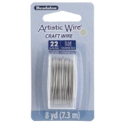 Fil rond 0.64 mm Artistic Wire - Acier inoxydable 304 x7.3m