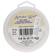 Fil de cuivre rond 0.81 mm Artistic Wire - Naturel x24m