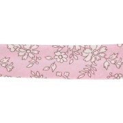 Biais en tissu Liberty - Capel - Rose - Nude x1m