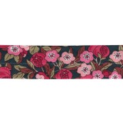 Biais en tissu Liberty - Nectar - Bleu nuit - Vert - Rouge x1m