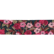 Biais en tissu Liberty - Nectar - Bleu nuit - Vert - Rouge x1m