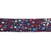 Biais en tissu Liberty - Adelajda - Bleu nuit - Multicolore x1m