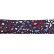 Biais en tissu Liberty - Adelajda - Bleu nuit - Multicolore x1m