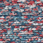 Cordon en tissu Liberty - Thorpe Hill - Bleu - Rouge - Blanc x1m
