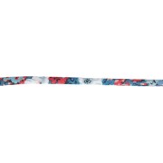 Cordon en tissu Liberty - Thorpe Hill - Bleu - Rouge - Blanc x1m