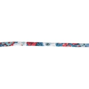 Cordon en tissu Liberty - Thorpe Hill - Bleu - Rouge - Blanc x1m