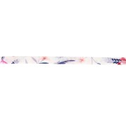 Cordon en tissu Liberty - Blanc - Vieux mauve - Rouge x1m