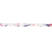 Cordon en tissu Liberty - Blanc - Vieux mauve - Rouge x1m
