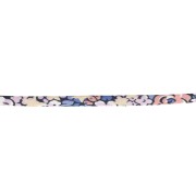 Cordon en tissu Liberty - Emma and Georgina - Doré - Lilas - Bleu x1m