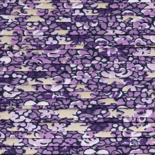 Cordon en tissu Liberty - Emma and Georgina - Violet - Lilas x1m