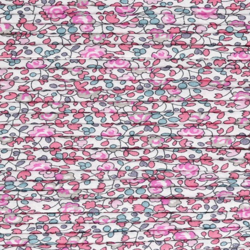 Cordon en tissu Liberty - Eloise - Dragée x1m