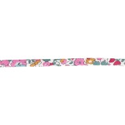 Cordon en tissu Liberty - Betsy - Pivoines x1m
