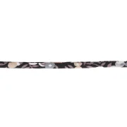 Cordon en tissu Liberty - Wiltshire - Marron foncé - Taupe - Gris x1m