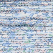 Cordon en tissu Liberty - Large - Multi Bleu - Nude - Blanc x1m