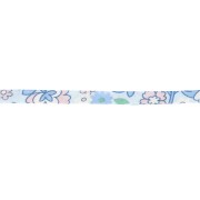 Cordon en tissu Liberty - Large - Multi Bleu - Nude - Blanc x1m
