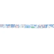 Cordon en tissu Liberty - Large - Multi Bleu - Nude - Blanc x1m