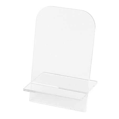 Porte carte en acrylique 12x7 cm - support pour carte visite - Transparent x1