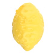 Jaune - Perle citron 13x9 mm en acrylique opaque - Jaune x10 Perle citron 13x9 mm en acrylique opaque - Jaune x10