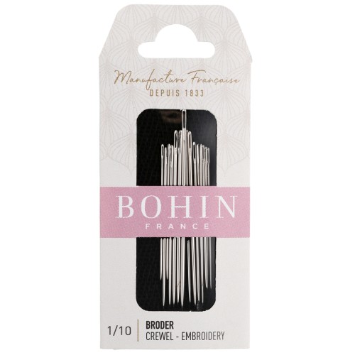 Aiguilles à broder - Bohin - N°1/10 x15