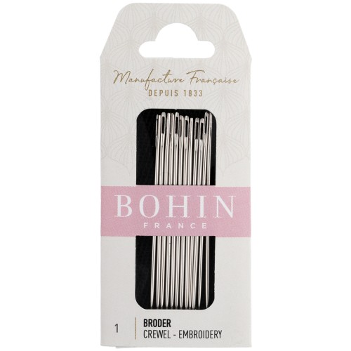 Aiguilles à broder - Bohin - N°1 x12