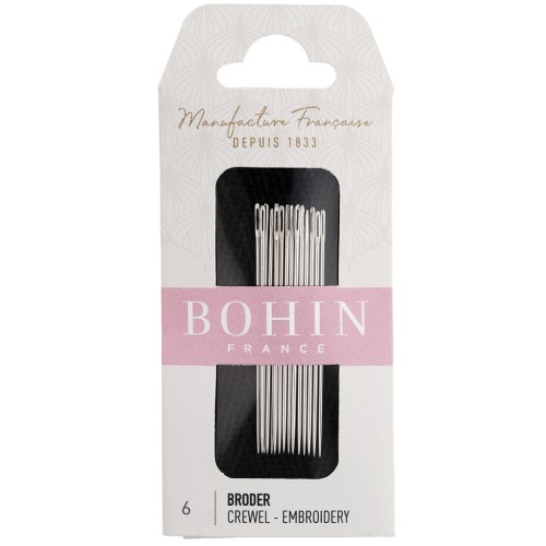 Aiguilles à broder - Bohin - N°6 x15