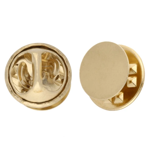 Base pour réaliser un Pin's 10 mm - Laiton Brut x1