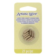 Tubes connecteurs multi tailles (12,14 & 16 gauge) à sertir pour fils - Laiton x21