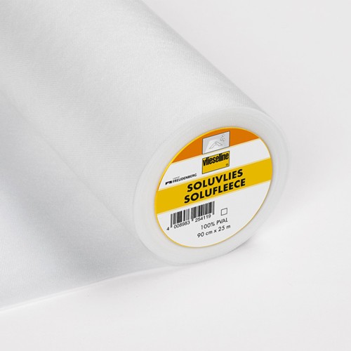 Vlieseline support pour la broderie à coudre hydrosoluble 38g/m² 90cm x10cm