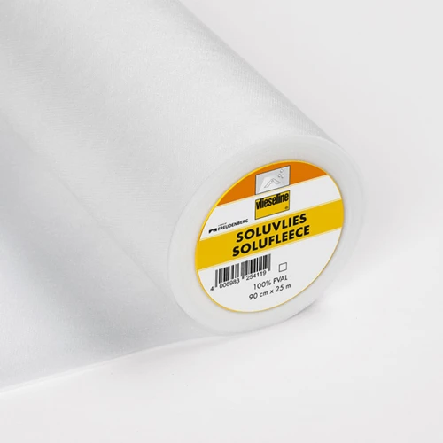 Vlieseline support pour la broderie à coudre hydrosoluble 38g/m² 90cm x10cm