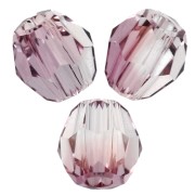 Perles rondes PureCrystal 5000 3 mm - Crystal Antique Pink x20