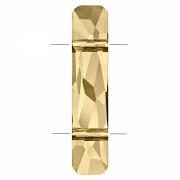 Perles - Perle à 2 trous - Column bead PureCrystal 5535 23.5x5 mm -Crystal Golden Shadow x1 Perle à 2 trous - Column bead PureCrystal 5535 23.5x5 mm -Crystal Golden Shadow x1