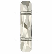 Crystal - Perle à 2 trous - Column bead PureCrystal 5535 23.5x5 mm - Crystal Silver Shade x1 Perle à 2 trous - Column bead PureCrystal 5535 23.5x5 mm - Crystal Silver Shade x1