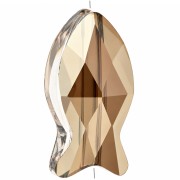 Crystal - Perle Fish bead PureCrystal 5727 14 mm - Crystal Bronze Shade x1 Perle Fish bead PureCrystal 5727 14 mm - Crystal Bronze Shade x1
