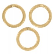 Anneaux fermés 5x0.7 mm - Acier inoxydable 316L Doré x100