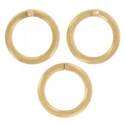 Anneaux fermés 5x0.7 mm - Acier inoxydable 316L Doré x100