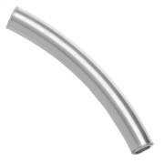 Perle tube incurvé 30x4 mm - Argent 925 x1