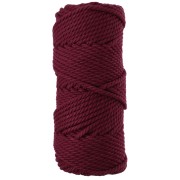 Grenat - Bobine de cordon en coton pour macramé 3 mm - Grenat x50m Bobine de cordon en coton pour macramé 3 mm - Grenat x50m