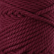 Bobine de cordon en coton pour macramé 3 mm - Grenat x50m