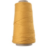 Bobine de cordon coton macramé Organic Cotton Détox XL peigné - Moutarde x200m