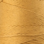 Bobine de cordon coton macramé Organic Cotton Détox XL peigné - Moutarde x200m