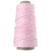 Bobine de cordon coton macramé Organic Cotton Détox XL peigné - Baby Pink x200m